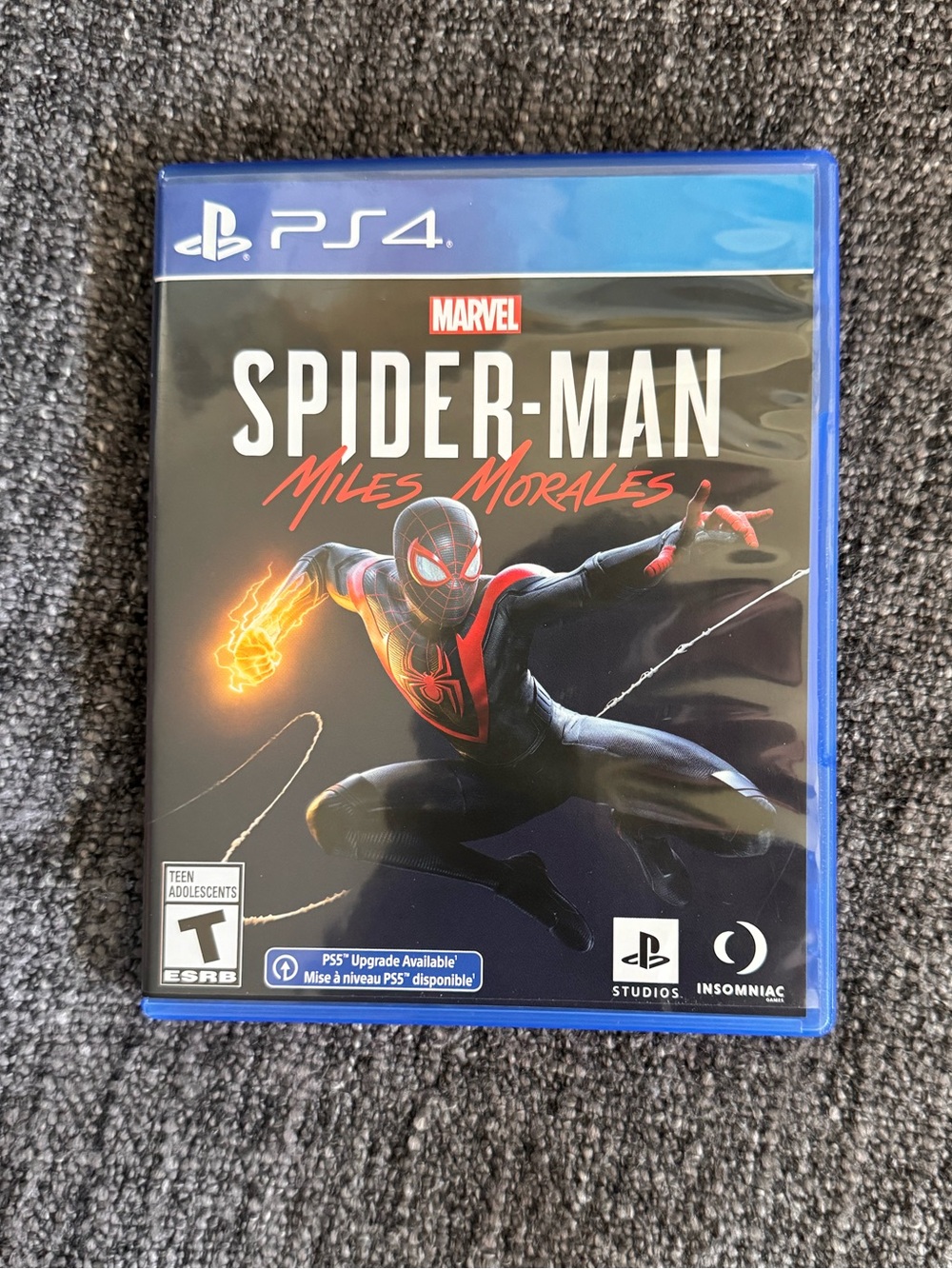 Marvel Spiderman: Miles Morales Sony PS4 Game Complete Playstation 4